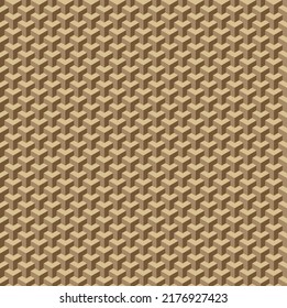 Backgroung seamless Geomatric Pattern in brown.