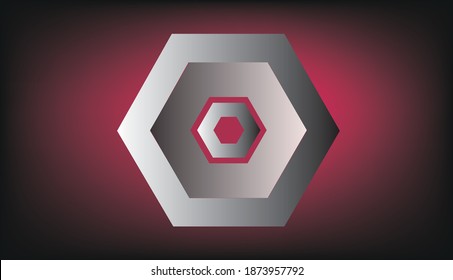 backgroung and texture technology style red back and silver color illustration