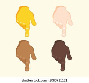 1,006 Emoji hand down Images, Stock Photos & Vectors | Shutterstock