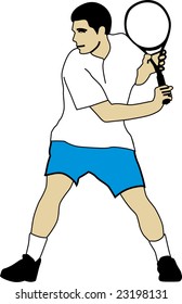 Backhand tennis