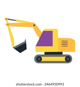Backhoe icon clipart avatar logotype isolated vector illustration
