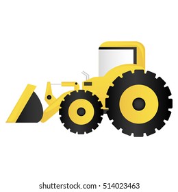 backhoe machine icon image 