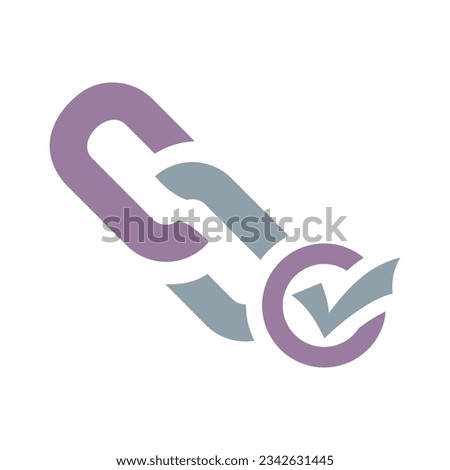 Backlink Checker Flat Colorful Icon Isolate On White Background Vector Illustration | Seo Icons Stock photo © 