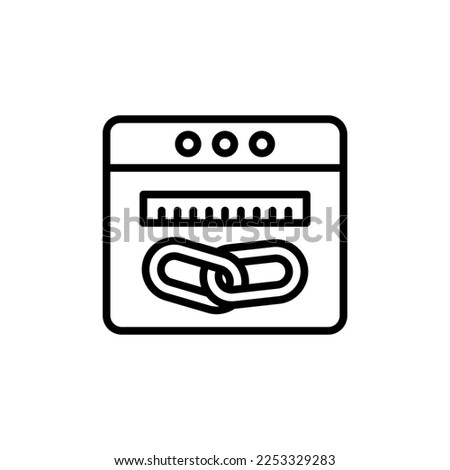 Backlink Checker icon in vector. Logotype Stock photo © 