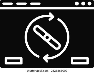 Icono detallado de Ilustración vectorial de backlink