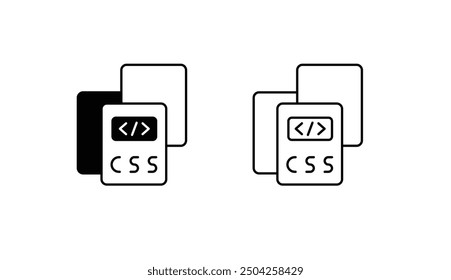 Diseño de icono de archivos de registro con fondo blanco Ilustración de stock