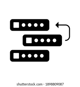 Backlog vector icon illustration. Creative sign from agile icons collection color editable