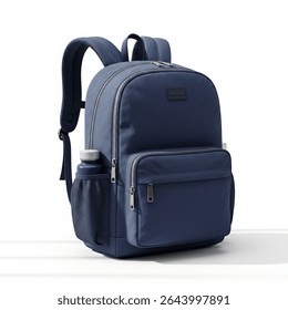 Backpack backround white vector kids bag