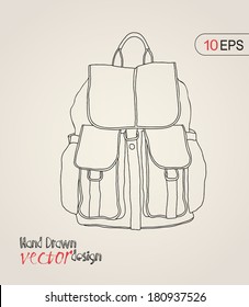 backpack, bag, carry-on baggage