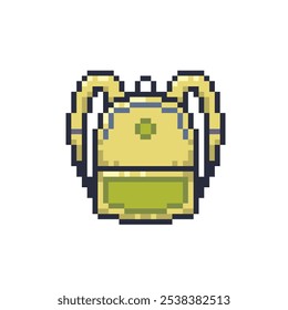 backpack bag icon pixel art
