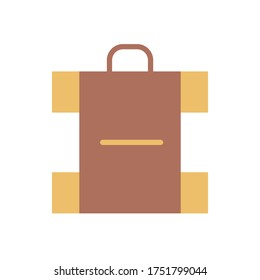 Backpack, bag icon. Simple color vector elements of free time icons for ui and ux, website or mobile application