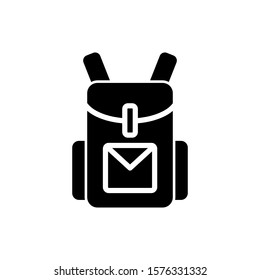 backpack, bag icon vector illustration design eps - 10