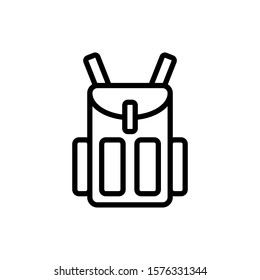 backpack, bag icon vector illustration design eps - 10