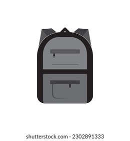 BACKPACK BAG ICON VECTOR ILLUSTRATION SYMBOL DESIGN