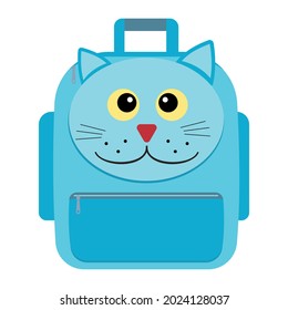 backpack bag isolated vector illustration on a white background