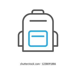 backpack bag line icon illustration vector,backpack bag icon illustration vector,backpack bag line website icon illustration vector