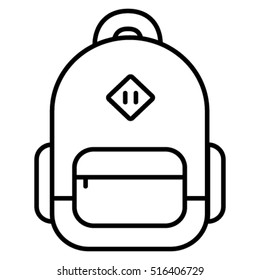 Backpack And Bag Linear Icon