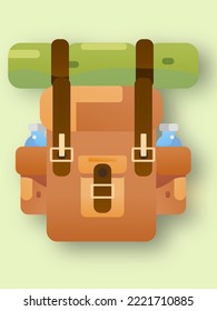 Backpack for camping or exploration trips