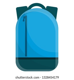 backpack in cartoon style, vector illustration.