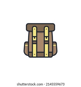 Backpack - Color Icon Design