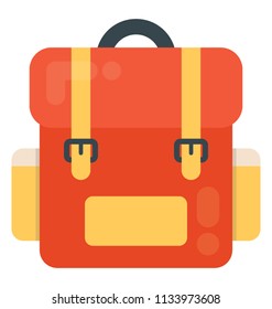 Backpack commonly used during hiking