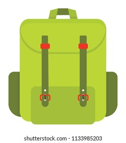 Backpack commonly used during hiking