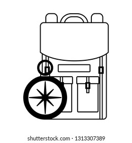 backpack compass navigation travel