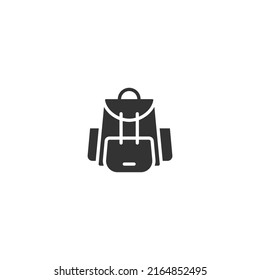 Backpack Filled line icon. linear style sign for mobile concept and web design. Backpack Filled Line vector icon. Symbol, logo illustration. Vector graphic