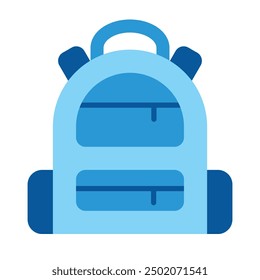 Backpack Flat Icon Design For Personal nad Commercial Use
