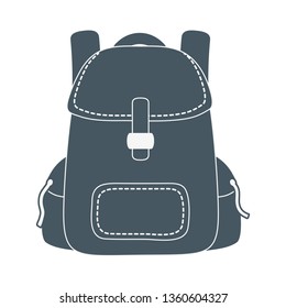 backpack haversack cartoon