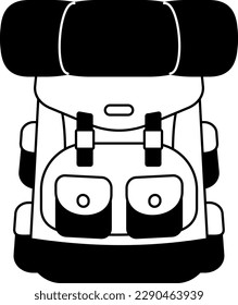 Backpack Hiking Element Element Semi-Solid Transparent Style