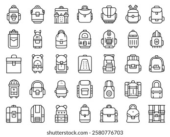 Backpack Icon Adventure Awaits You Everywhere