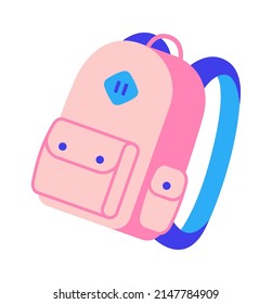 Backpack icon. Back to School. Vector illustration