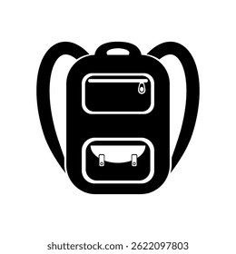 Ícone Mochila. Carregando ícone mochilas. ícone saco de viagem. Design de ilustração vetorial