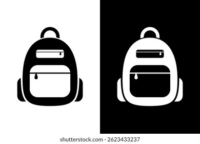 Backpack icon. Carrying backpacks icon. travel bag icon. Vector illustration design
