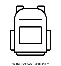 Backpack icon design for personal commercial use