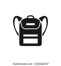 Backpack icon design template vector isolated illustration