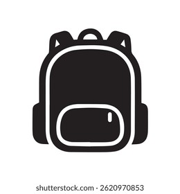 backpack icon. Element of education for mobile concept and web apps icon. Thin line icon for website design and development, app development. Premium icon on white background.