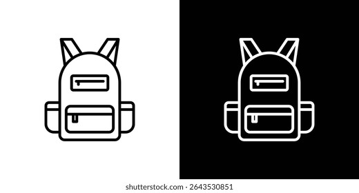 Backpack icon. Graphic Design vector icon. Ui Ux Icons