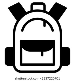 Backpack Icon Illustration can be used for uiux, etc