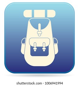 Backpack icon illustration isolated vector sign symbol