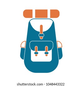 Backpack icon illustration isolated vector sign symbol

