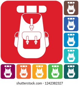 Backpack icon illustration isolated vector sign symbol