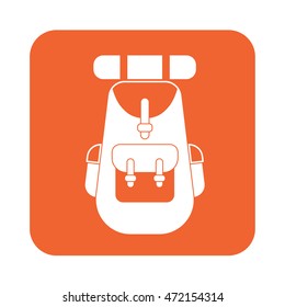 Backpack icon illustration isolated vector sign symbol