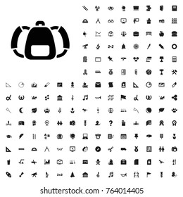 Backpack icon illustration isolated vector sign symbol. education icons set for web and mobile.