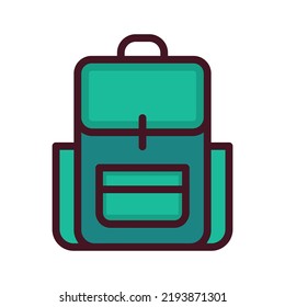 backpack icon illustration vector design