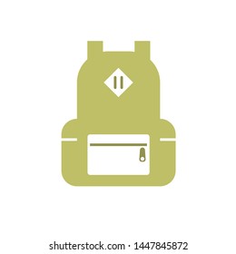 backpack icon. Logo element illustration. backpack design. colored collection. backpack concept. Can be used in web and mobile