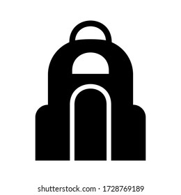 backpack icon or logo isolated sign symbol vector illustration - high quality black style vector icons
