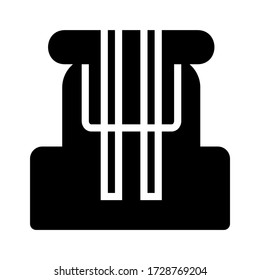 backpack icon or logo isolated sign symbol vector illustration - high quality black style vector icons
