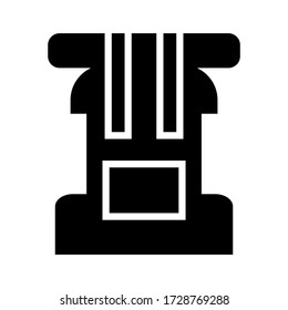 backpack icon or logo isolated sign symbol vector illustration - high quality black style vector icons
